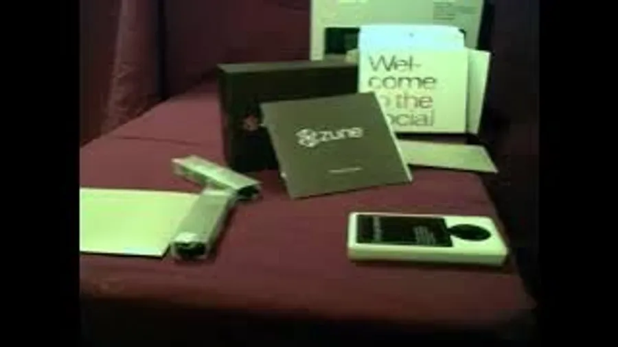 A celebration video of the Zune - unboxing